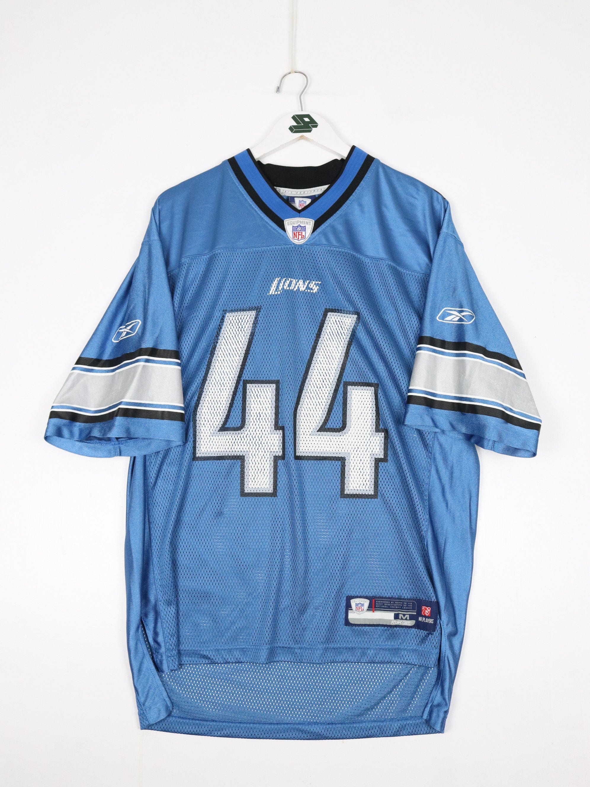 Jahvid Best Detroit Lions Football Jersey Mens Medium Blue Reebok