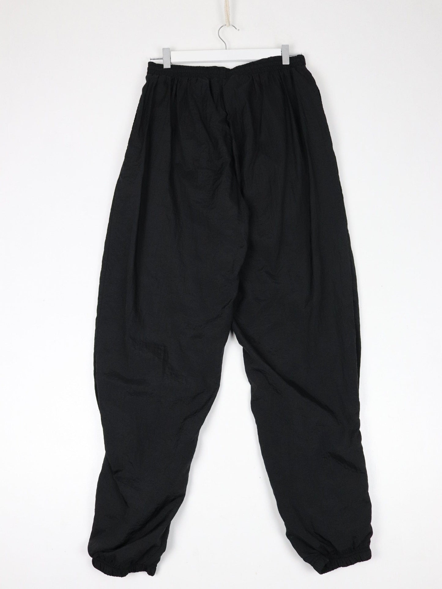 Reebok Trackpants Vintage Reebok Pants Mens Large Black Track Athletic Lined