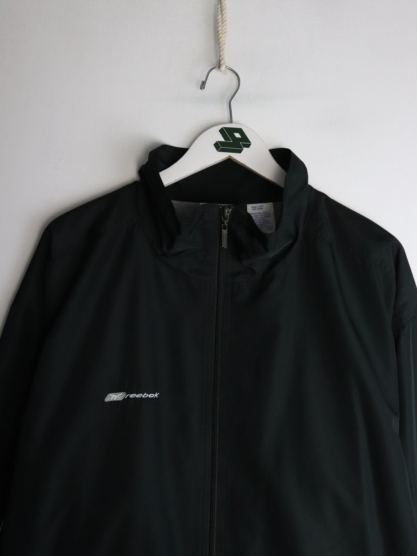 Reebok Windbreakers Vintage Reebok Windbreaker Mens XL Black