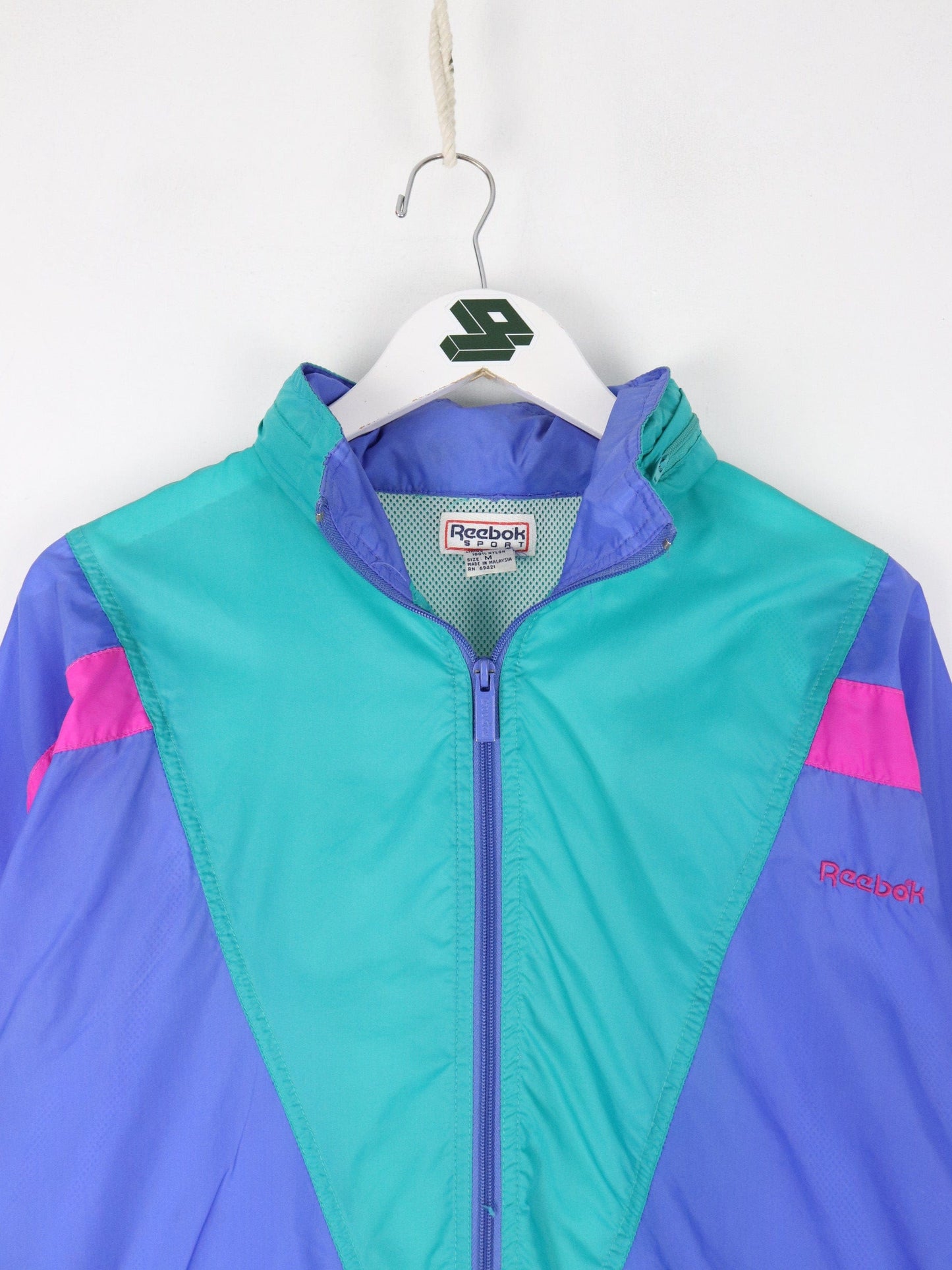 Reebok Windbreakers Vintage Reebok Windbreaker Womens Medium Blue 90s Jacket