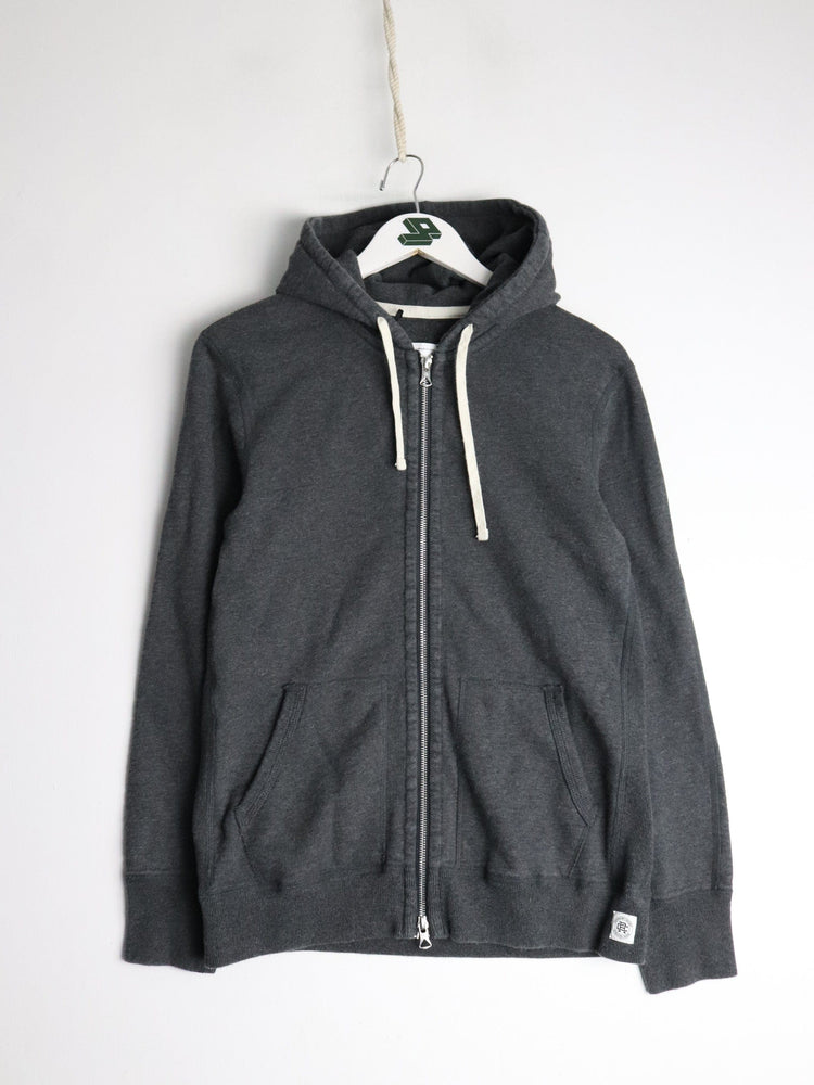 Reigning Champ Sweatshirt Mens Small Grey Full Zip Hoodie from propervintagecanada