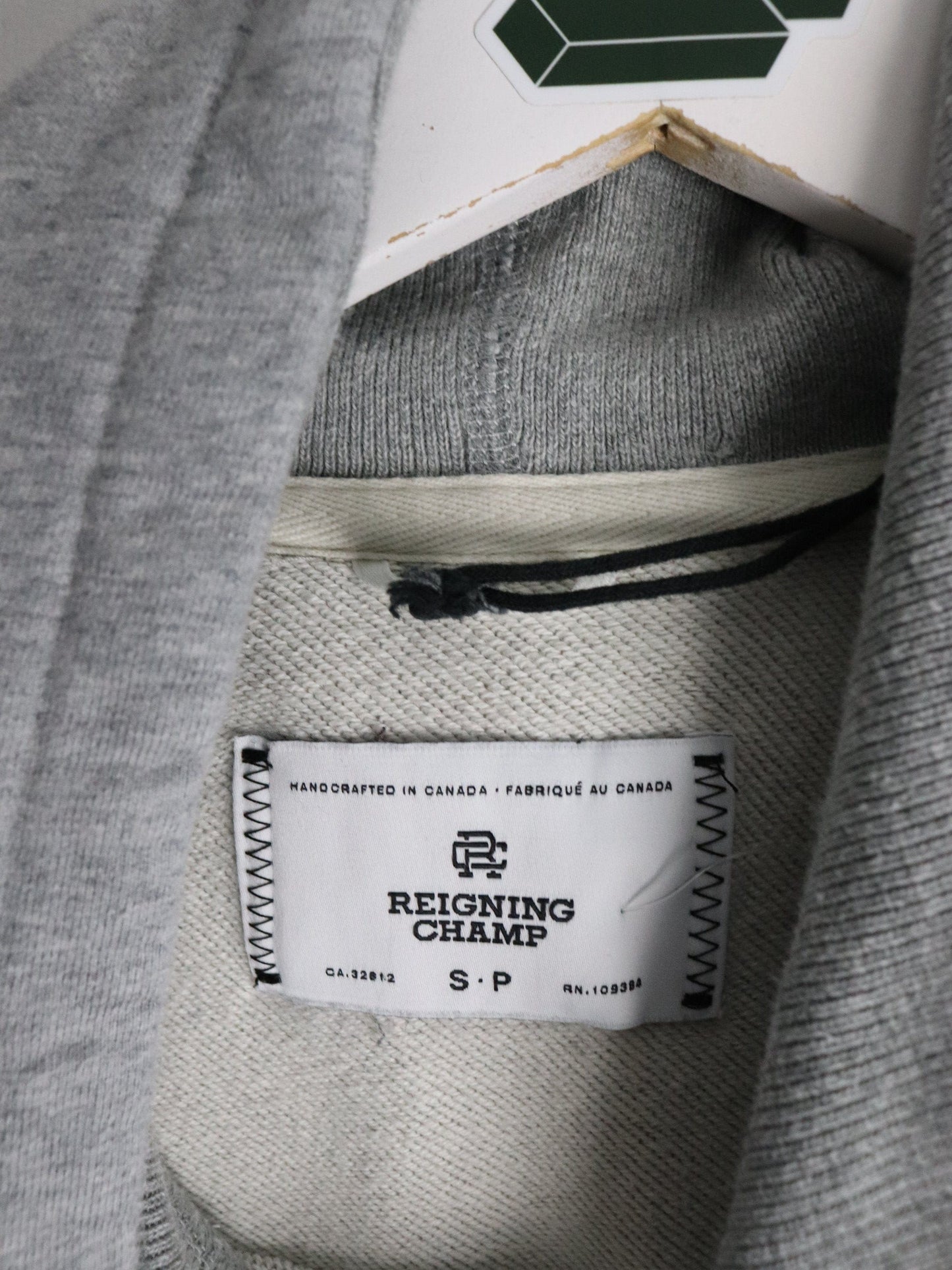 Reigning Champ Sweatshirt Mens Small Grey Hoodie from propervintagecanada