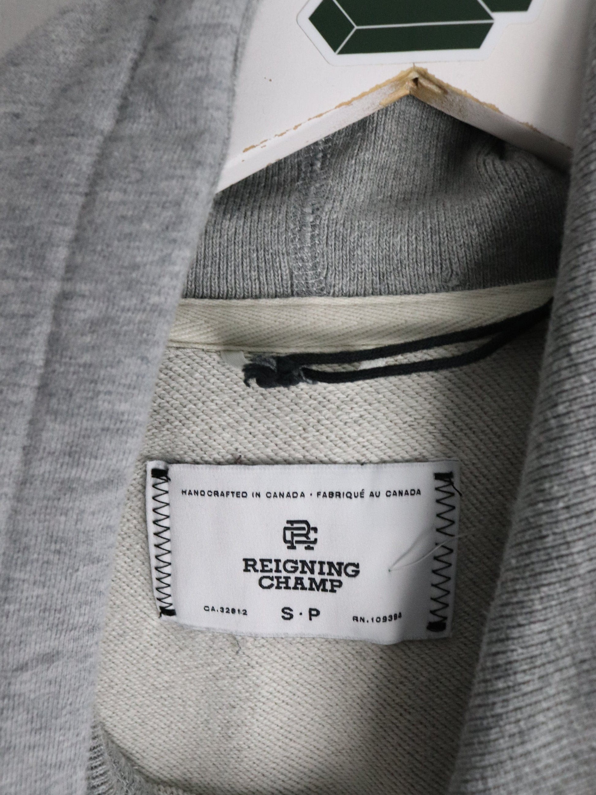Reigning Champ Sweatshirt Mens Small Grey Hoodie from propervintagecanada