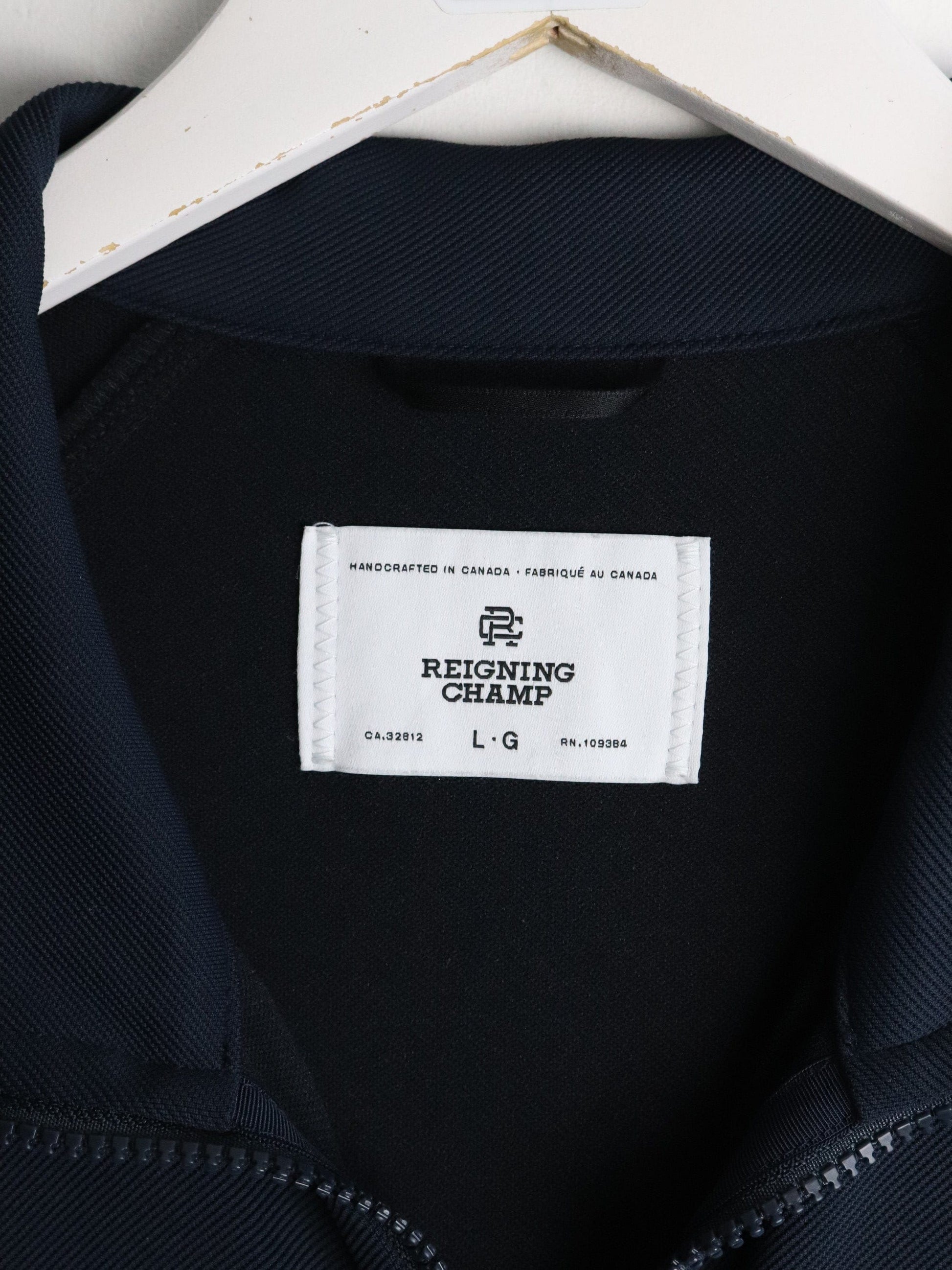 Reigning Champ Track Jacket Mens Large Blue from propervintagecanada