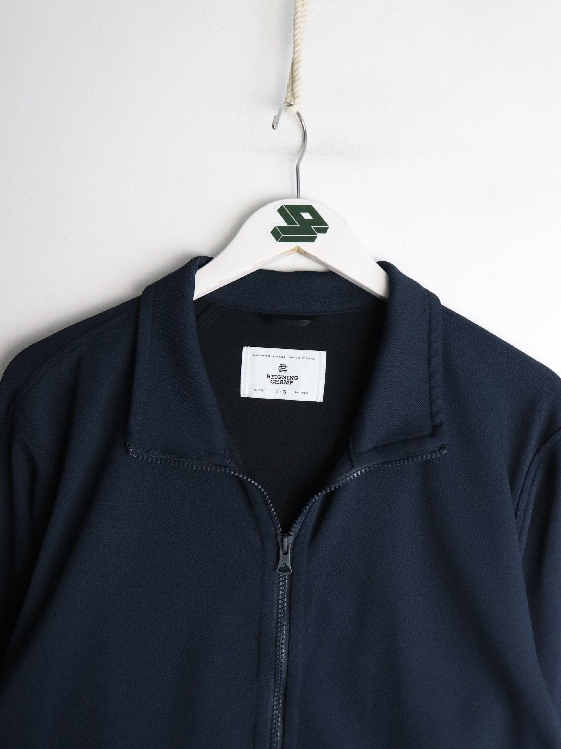 Reigning Champ Track Jacket Mens Large Blue from propervintagecanada
