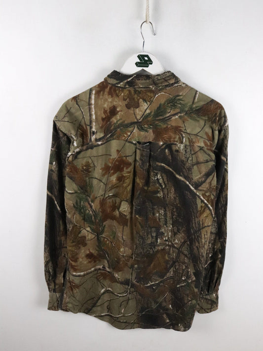 Remington Shirt Mens Medium Brown Tree Camo from propervintagecanada