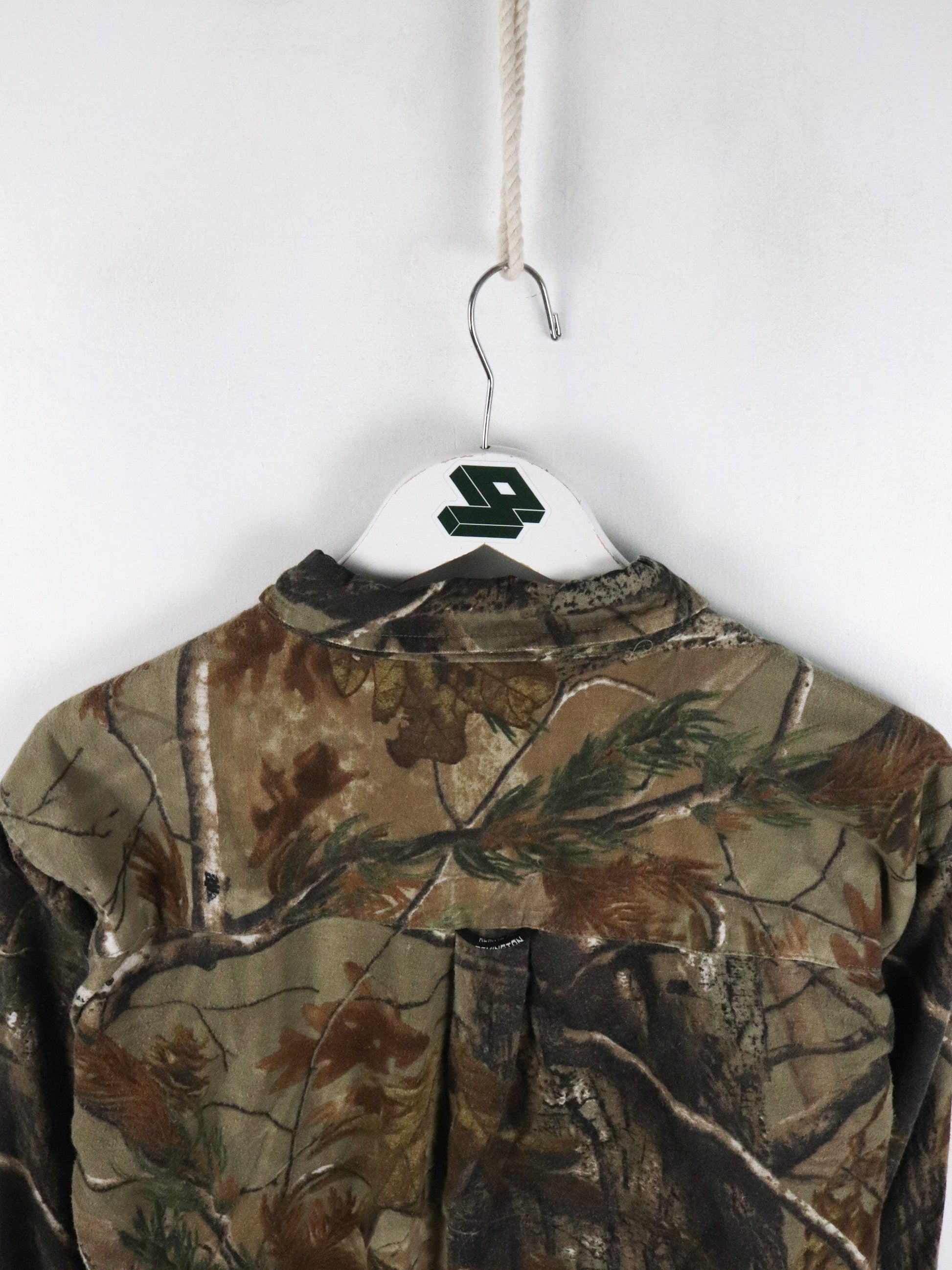Remington Shirt Mens Medium Brown Tree Camo from propervintagecanada