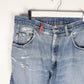 RG Browns Denim Jeans Mens 35 x 28 Blue Distressed