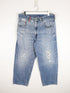 RG Browns Denim Jeans Mens 35 x 28 Blue Distressed