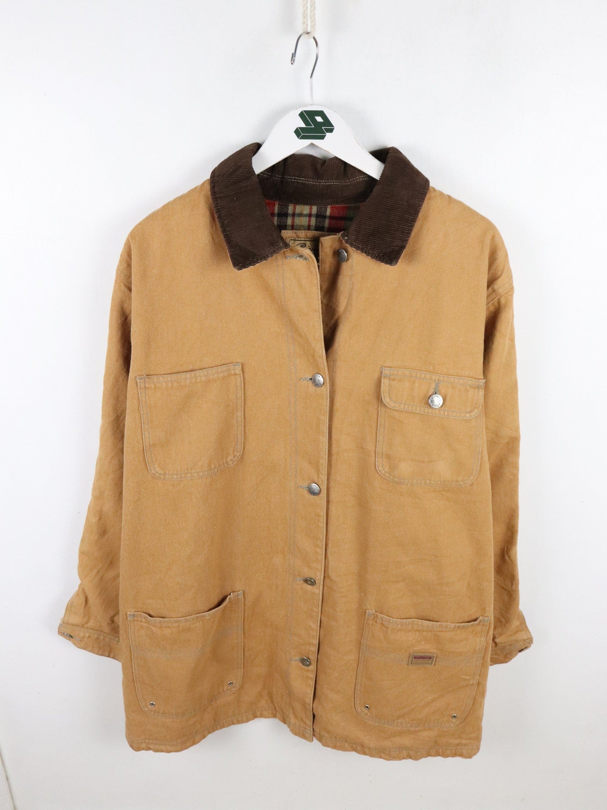 River Edge Jacket Adult 1X Brown Work Wear from propervintagecanada