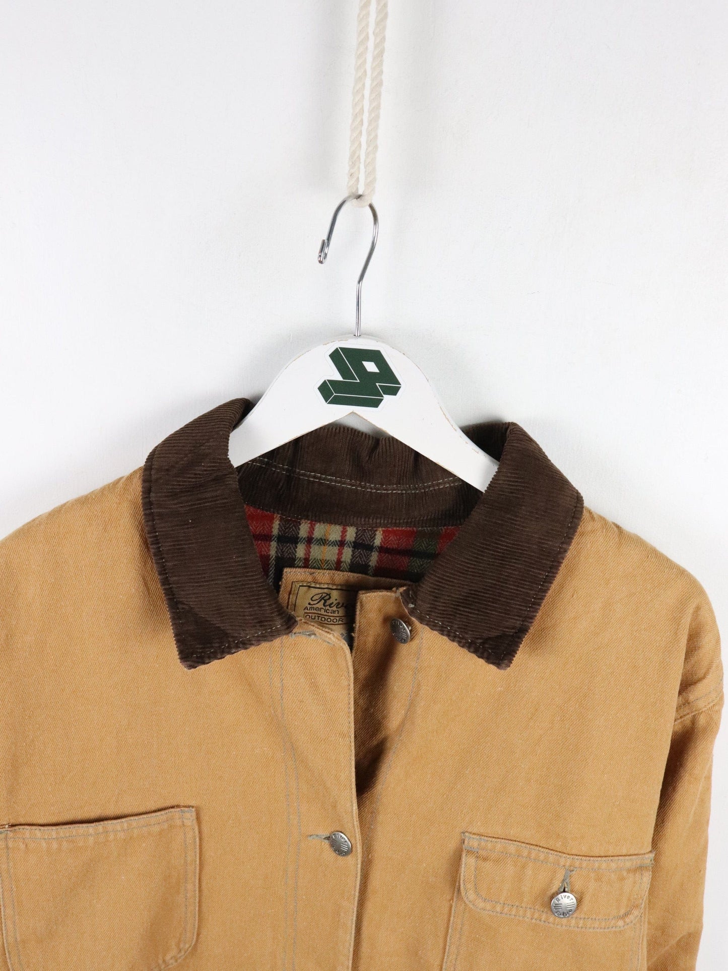 River Edge Jacket Adult 1X Brown Work Wear from propervintagecanada