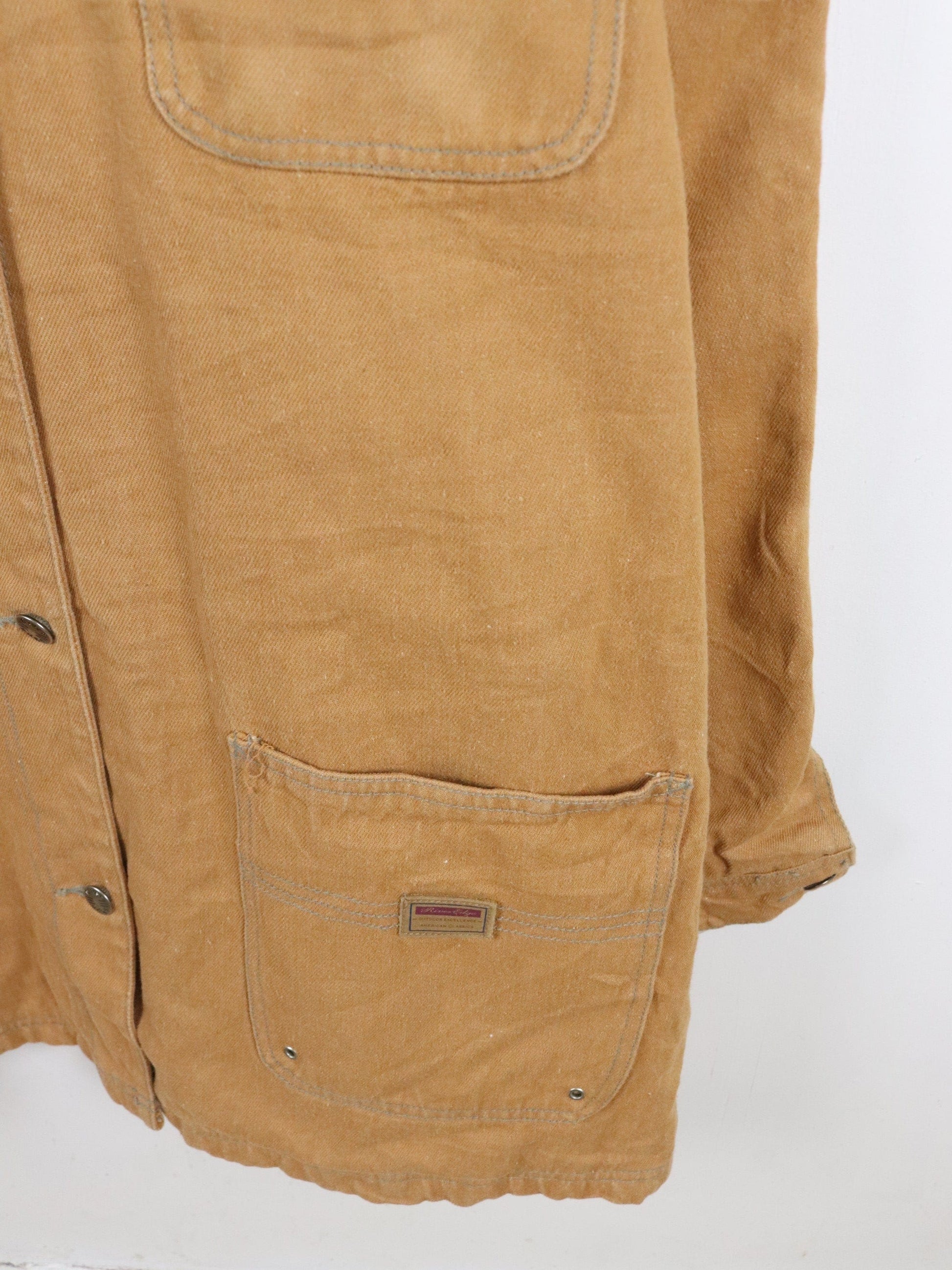 River Edge Jacket Adult 1X Brown Work Wear from propervintagecanada
