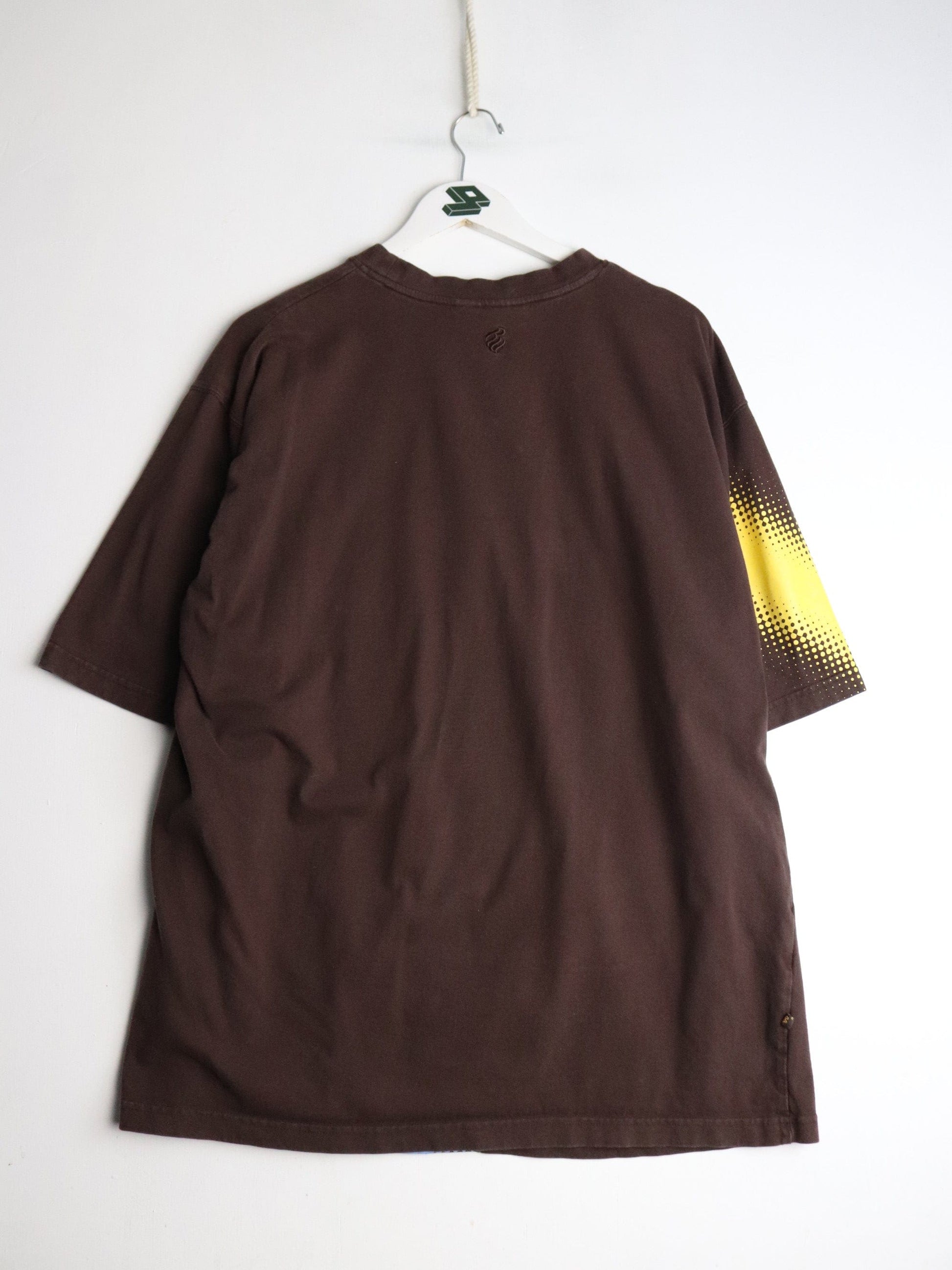 Rocawear T Shirt Mens XL Brown Y2K