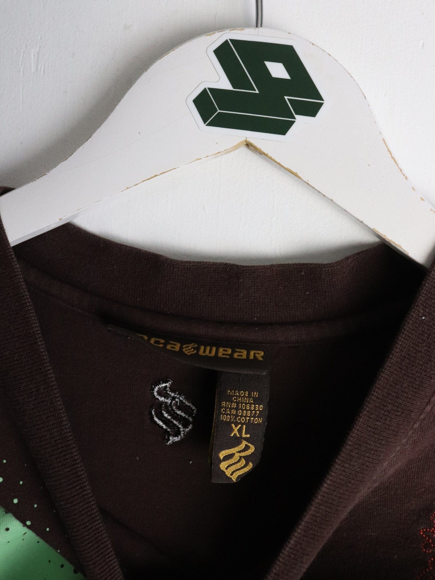 Rocawear T Shirt Mens XL Brown Y2K