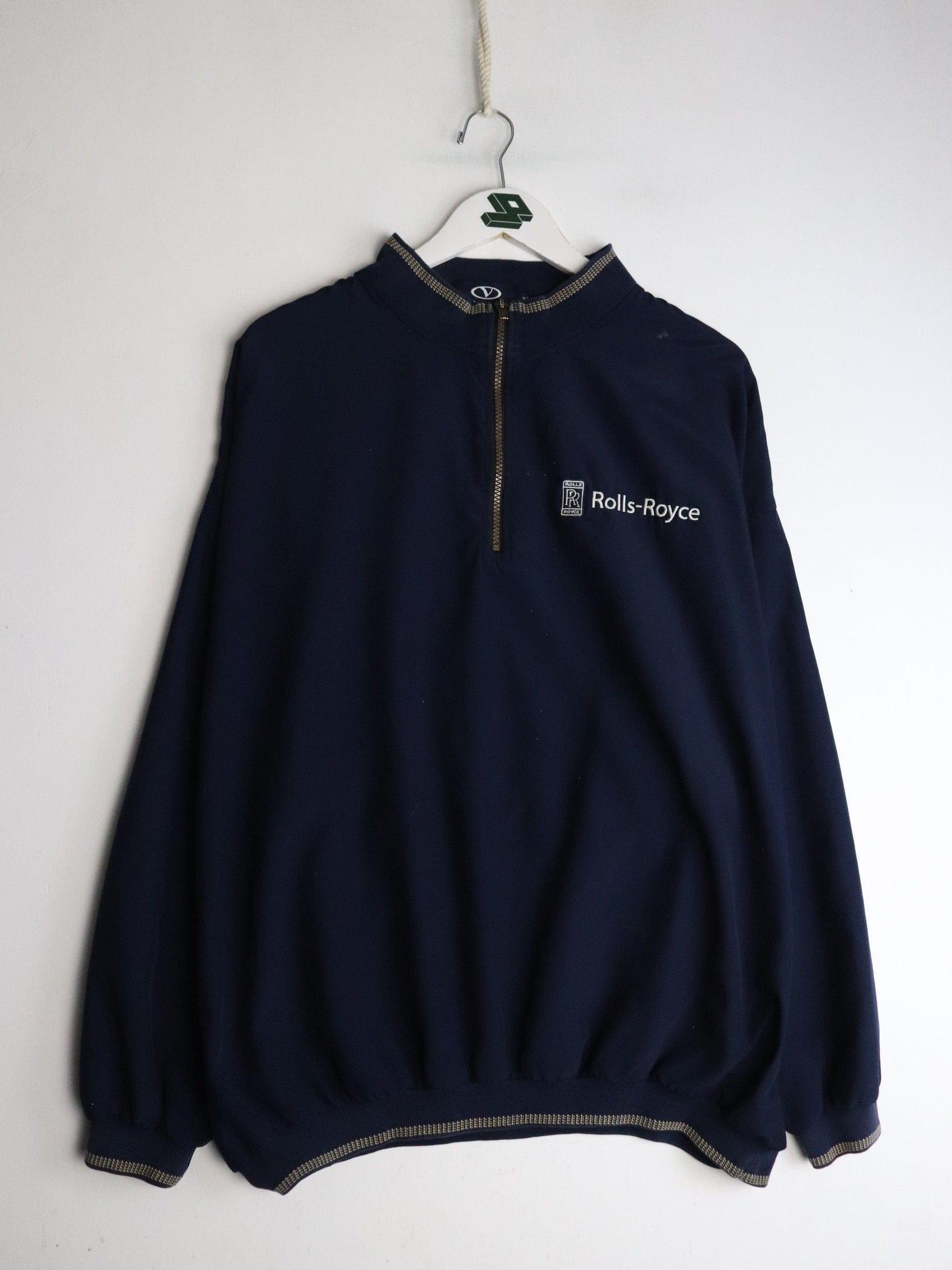 Rolls Royce Windbreaker Mens XL Blue