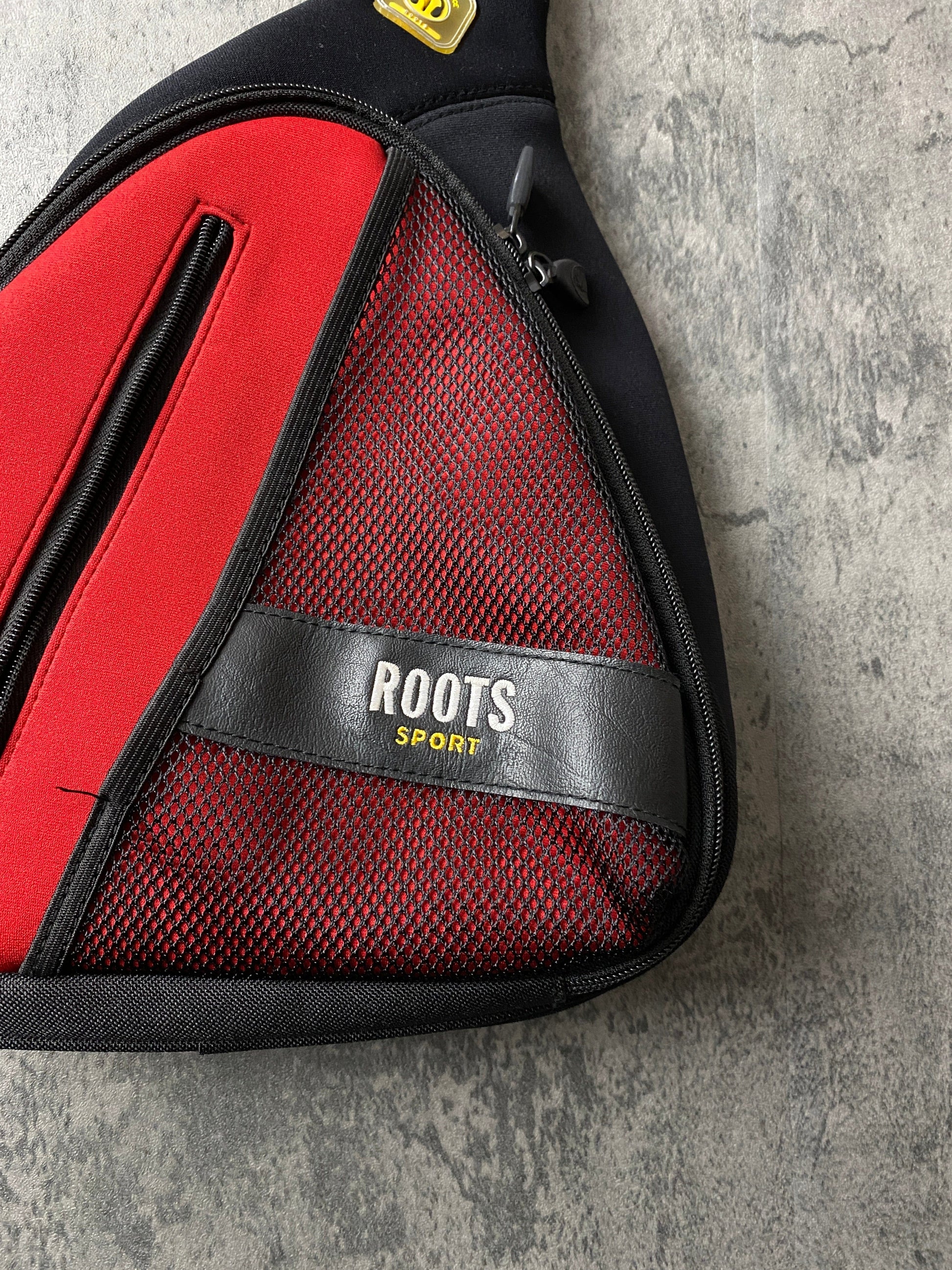 Roots Accessories Vintage Roots Cross Body Bag Red