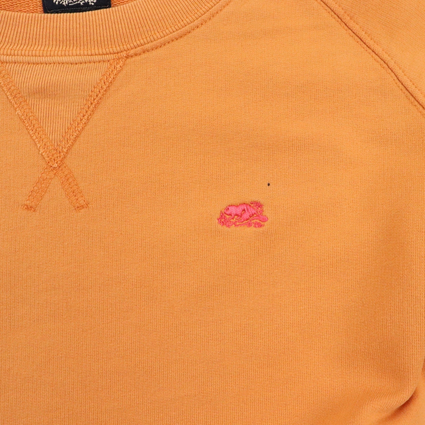 Roots Sweatshirt Fits Womens Medium Orange Athletic Sweater from propervintagecanada