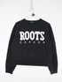 Roots Sweatshirts & Hoodies Vintage Roots Sweatshirt Fits Youth Large Black