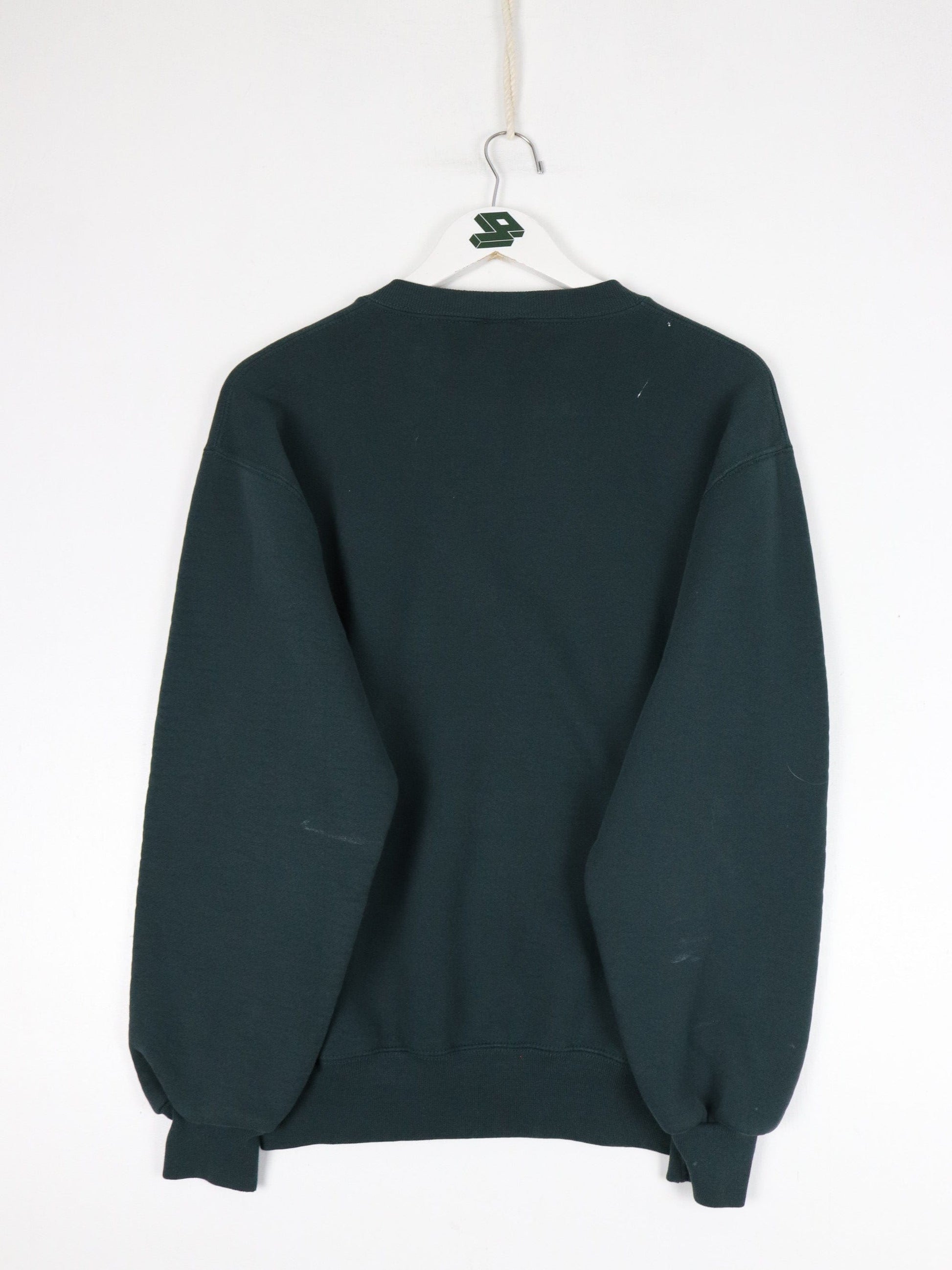 Russell Athletic Sweatshirts & Hoodies Vintage Russell Athletic Sweatshirt Fits Mens Small Green Blank Sweater 90s