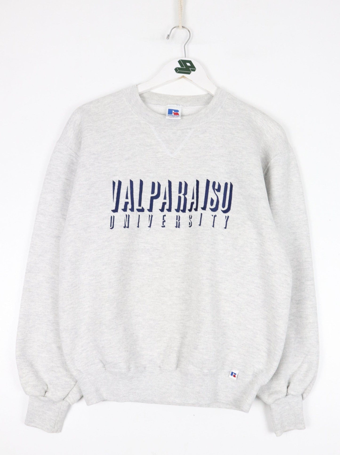 Russell Athletic Sweatshirts & Hoodies Vintage Valparaiso University Sweatshirt Fits Mens Small Grey College Russell Athletic