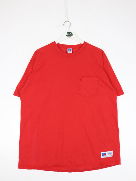 Russell pocket tee sales shirts