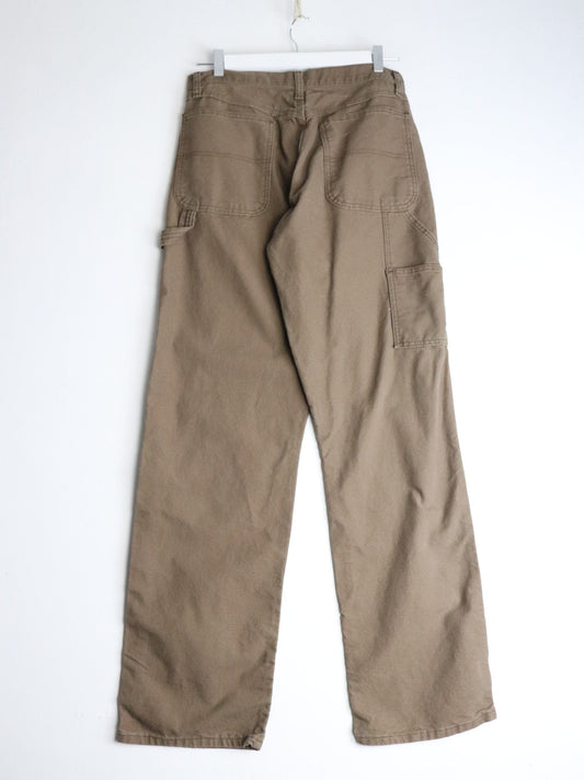 Rustler Pants Mens 32 x 34 Brown Work Wear from propervintagecanada