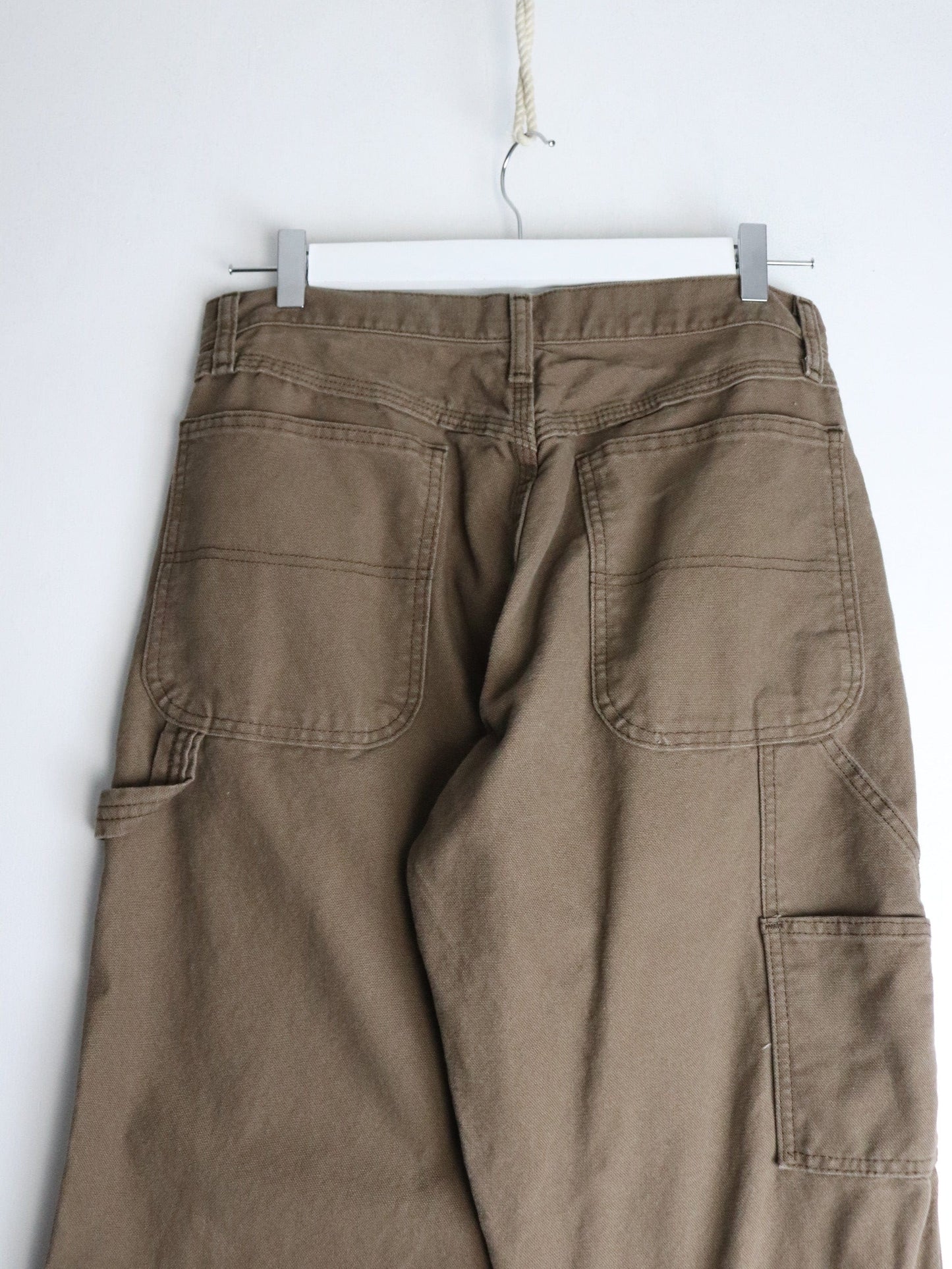 Rustler Pants Mens 32 x 34 Brown Work Wear from propervintagecanada