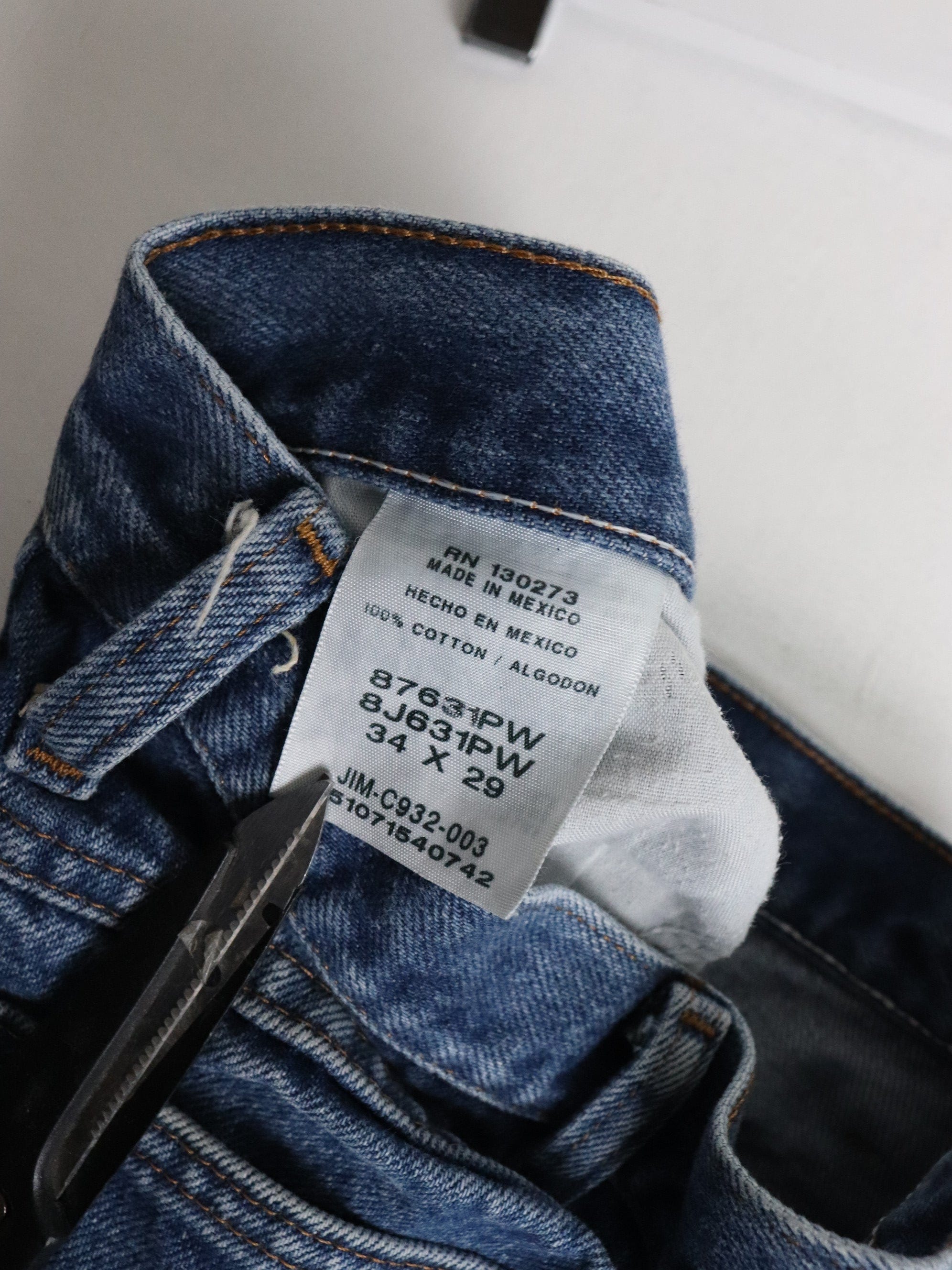 Rustler Pants Mens 34 x 29 Blue Denim Jeans – Proper Vintage