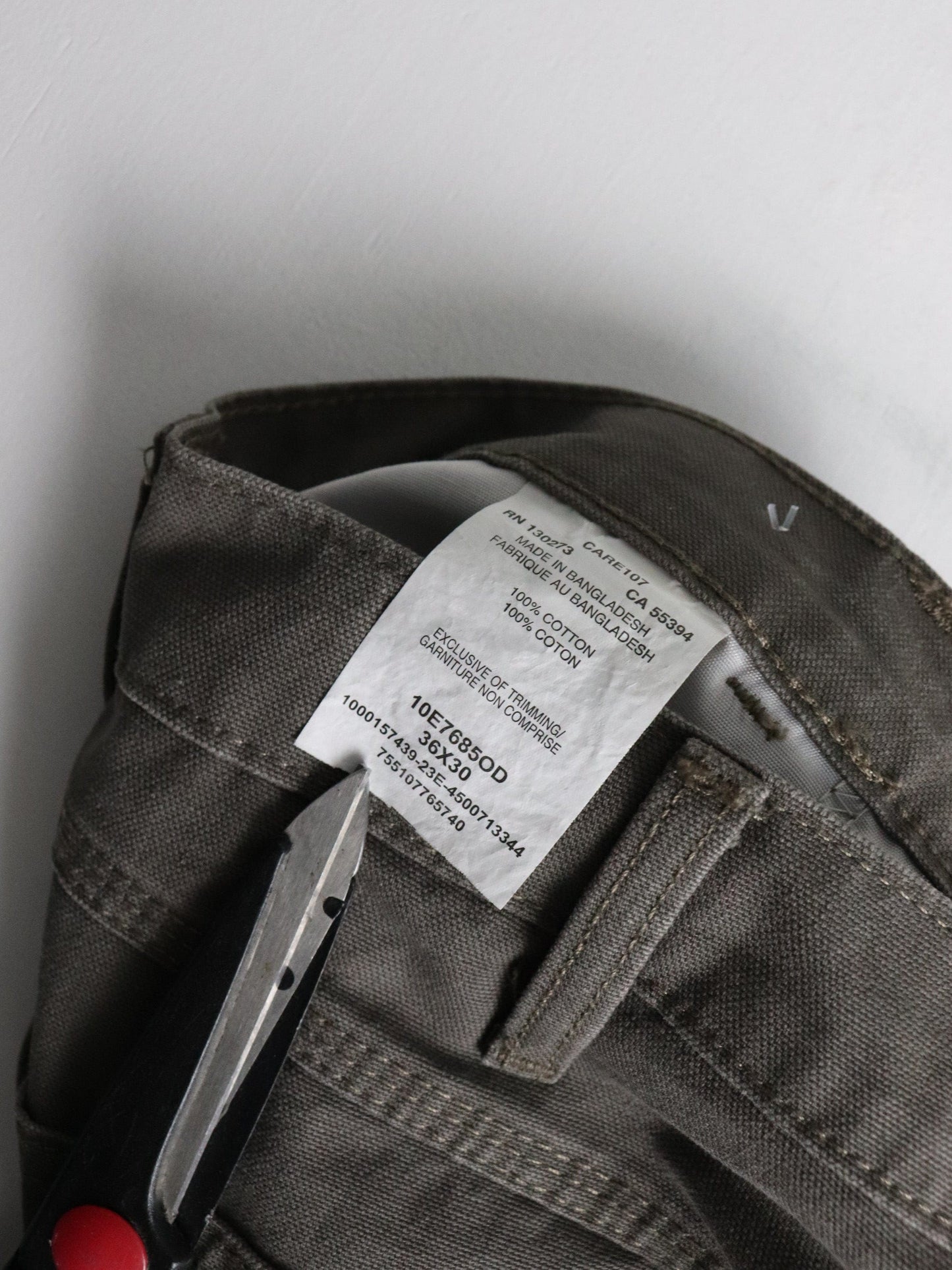 Rustler Wrangler Pants Mens 36 x 30 Green Carpenter  Work Wear from propervintagecanada