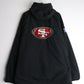San Francisco 49ers Jacket Mens 2XL Black Fleece Reversible