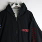 San Francisco 49ers Jacket Mens 2XL Black Fleece Reversible