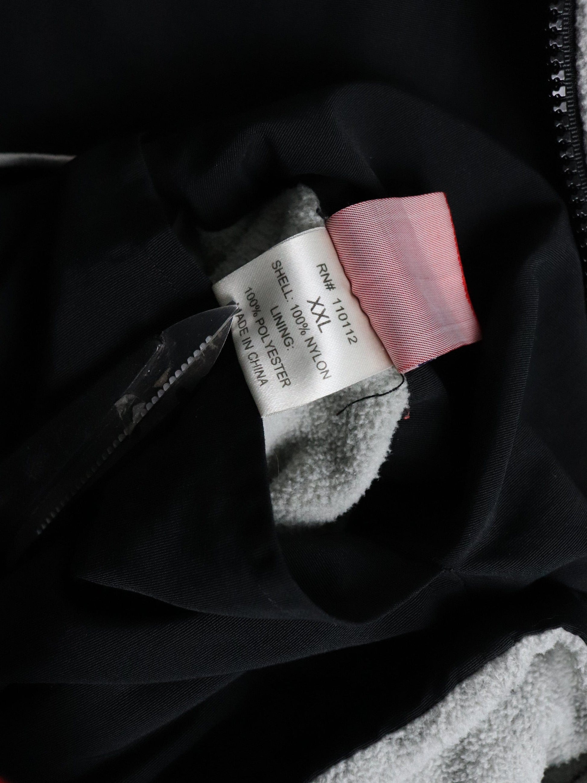 San Francisco 49ers Jacket Mens 2XL Black Fleece Reversible