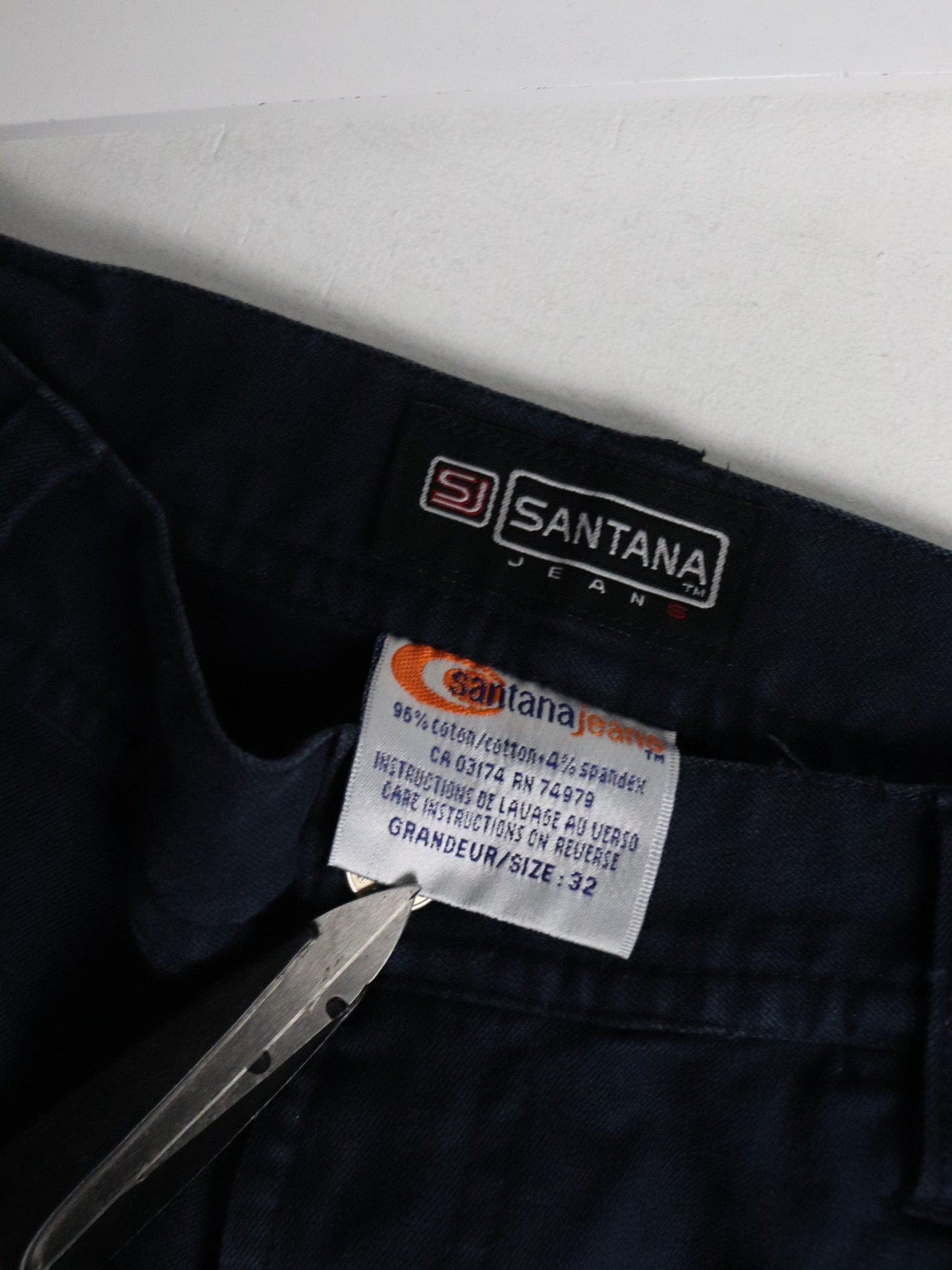 Santana Jeans Mens 32 x 28 Blue Stretchy Pants