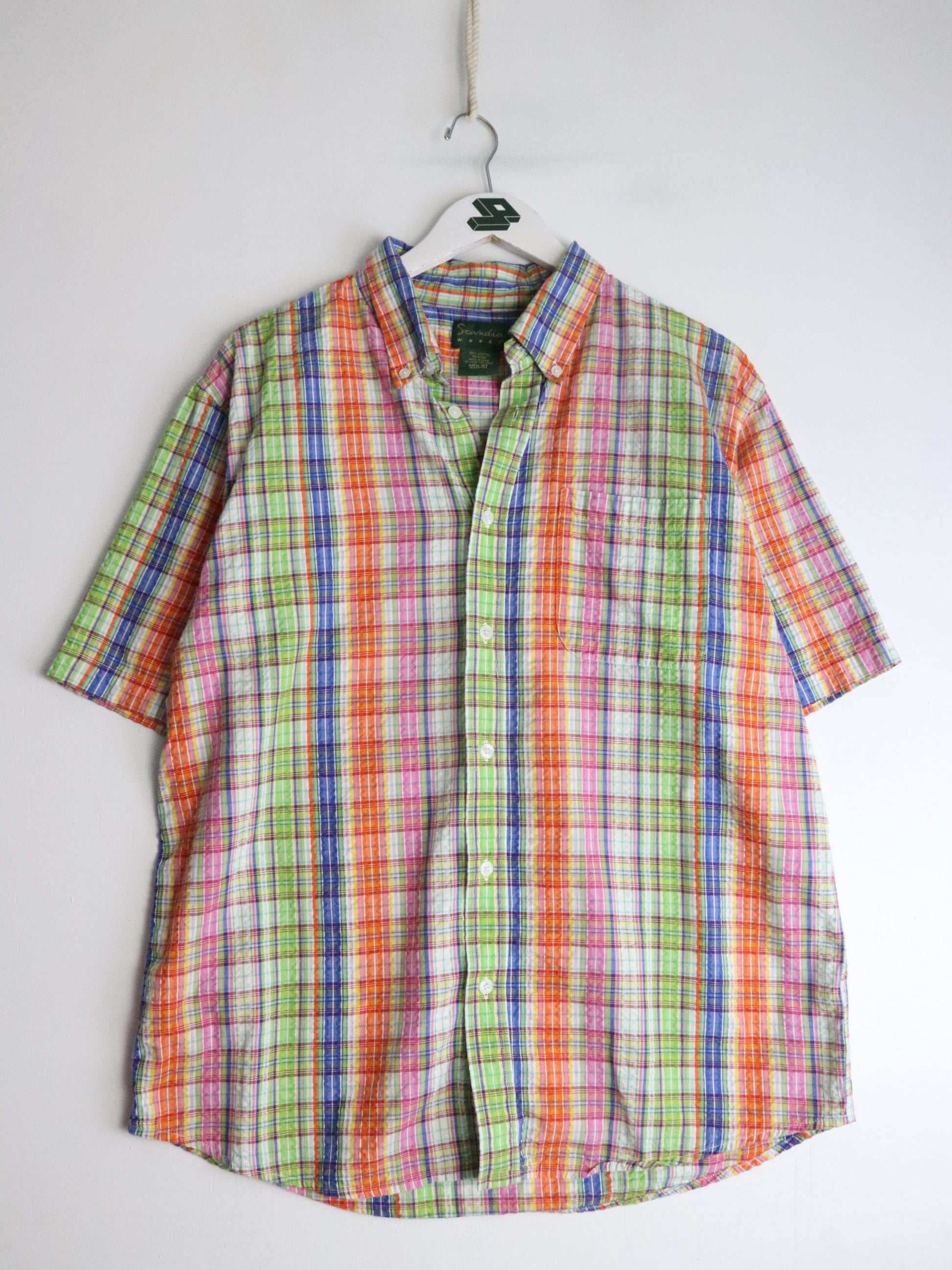 Scandia Woods Shirt Mens Medium Pink from propervintagecanada