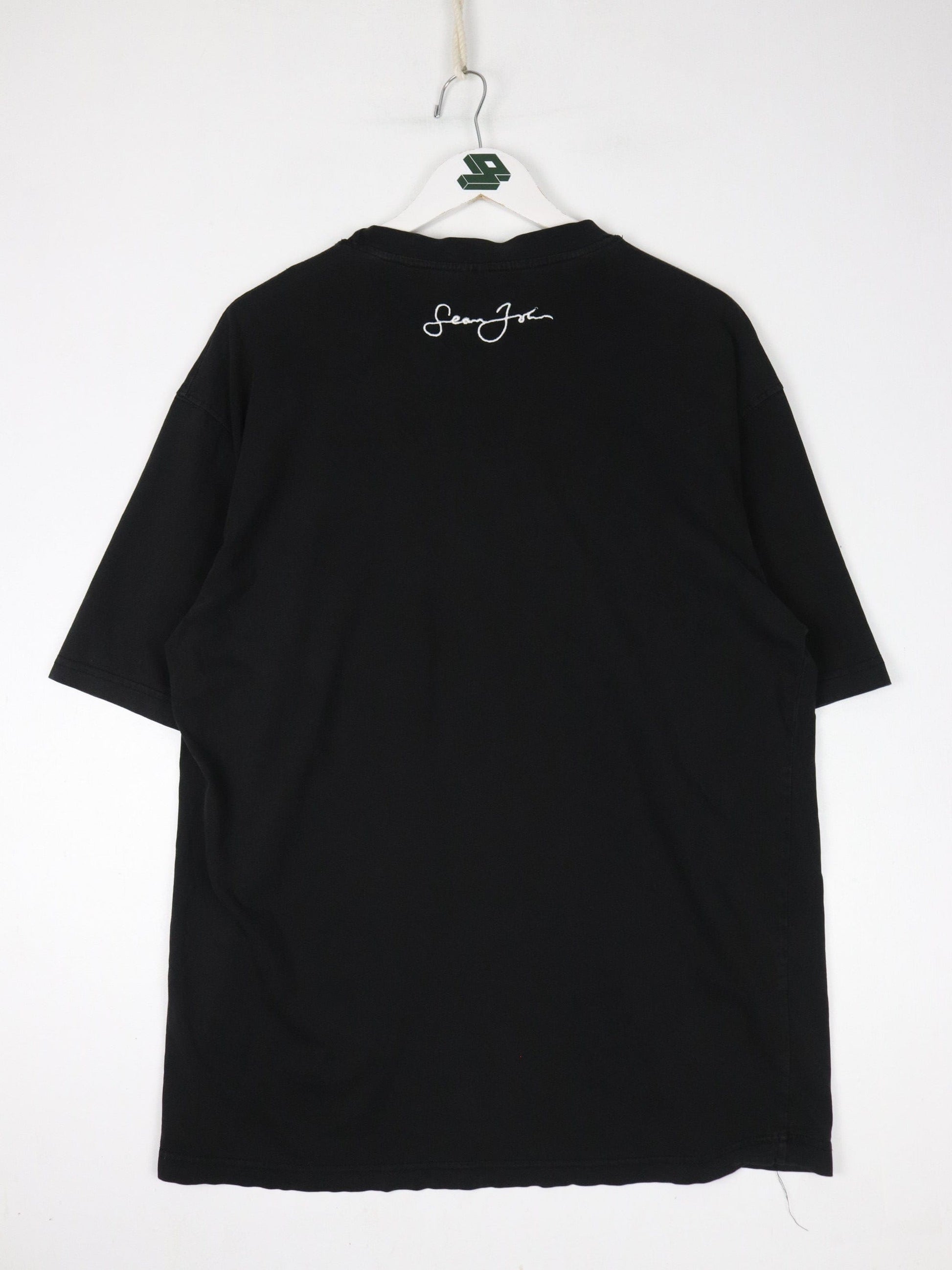 Sean John T Shirt Mens XL Black Y2K