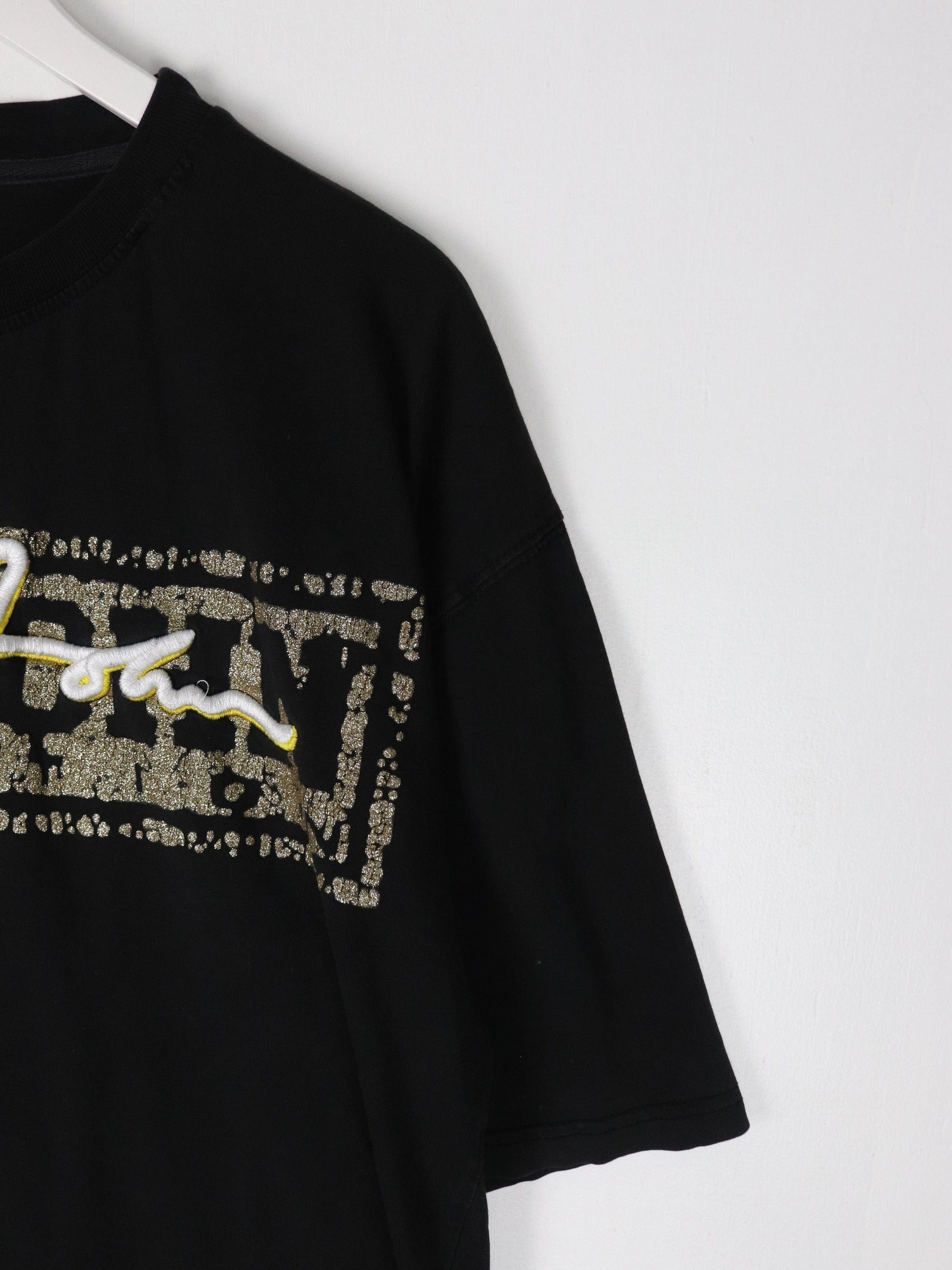 Sean John T Shirt Mens XL Black Y2K