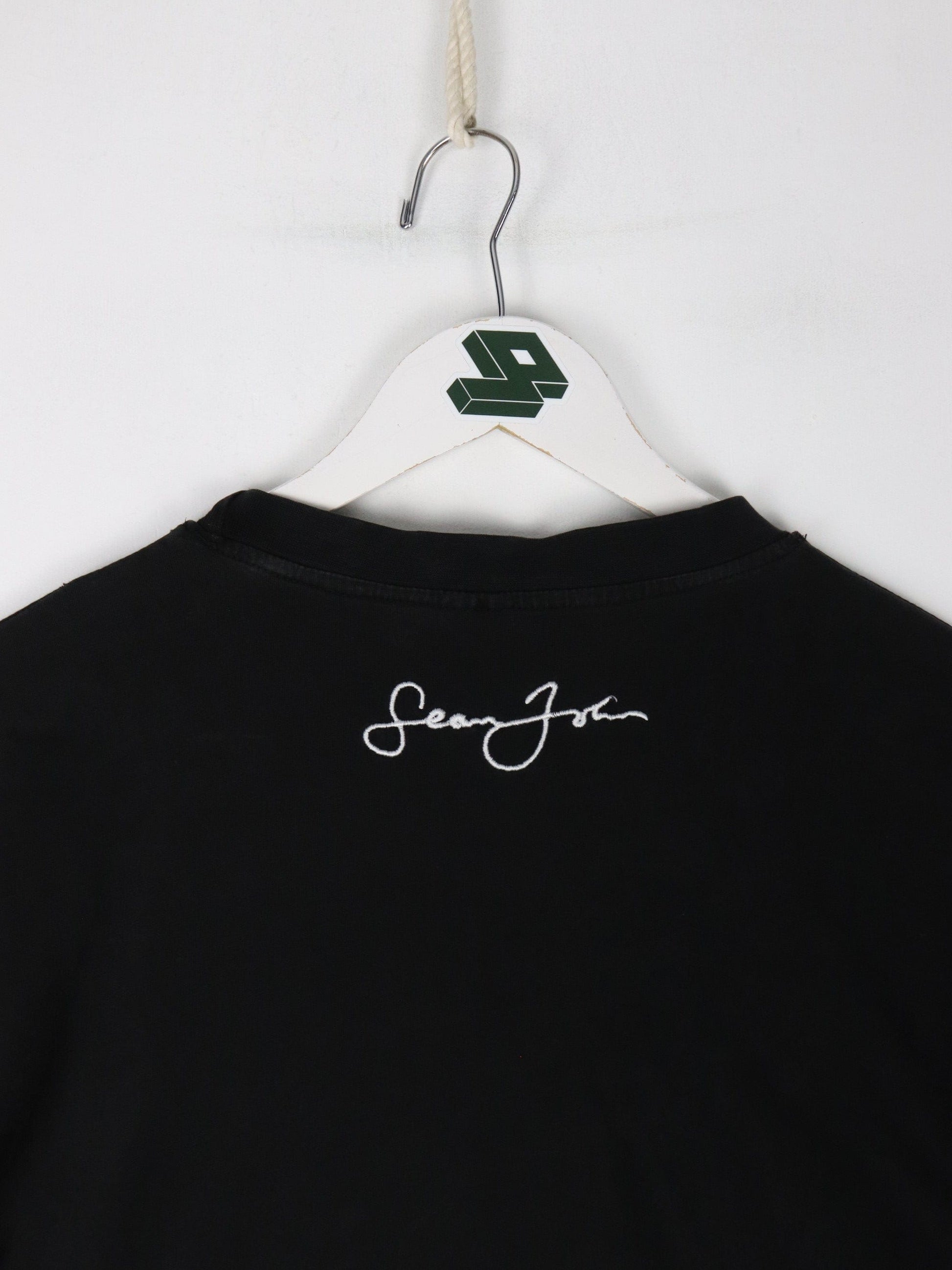 Sean John T Shirt Mens XL Black Y2K