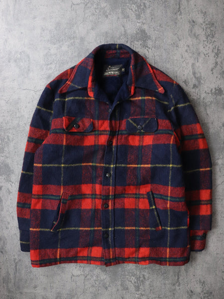 Flannel wool sales lined jacket