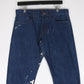 Selvedge Denim Jeans 33 x 32 Blue Skinny Fit