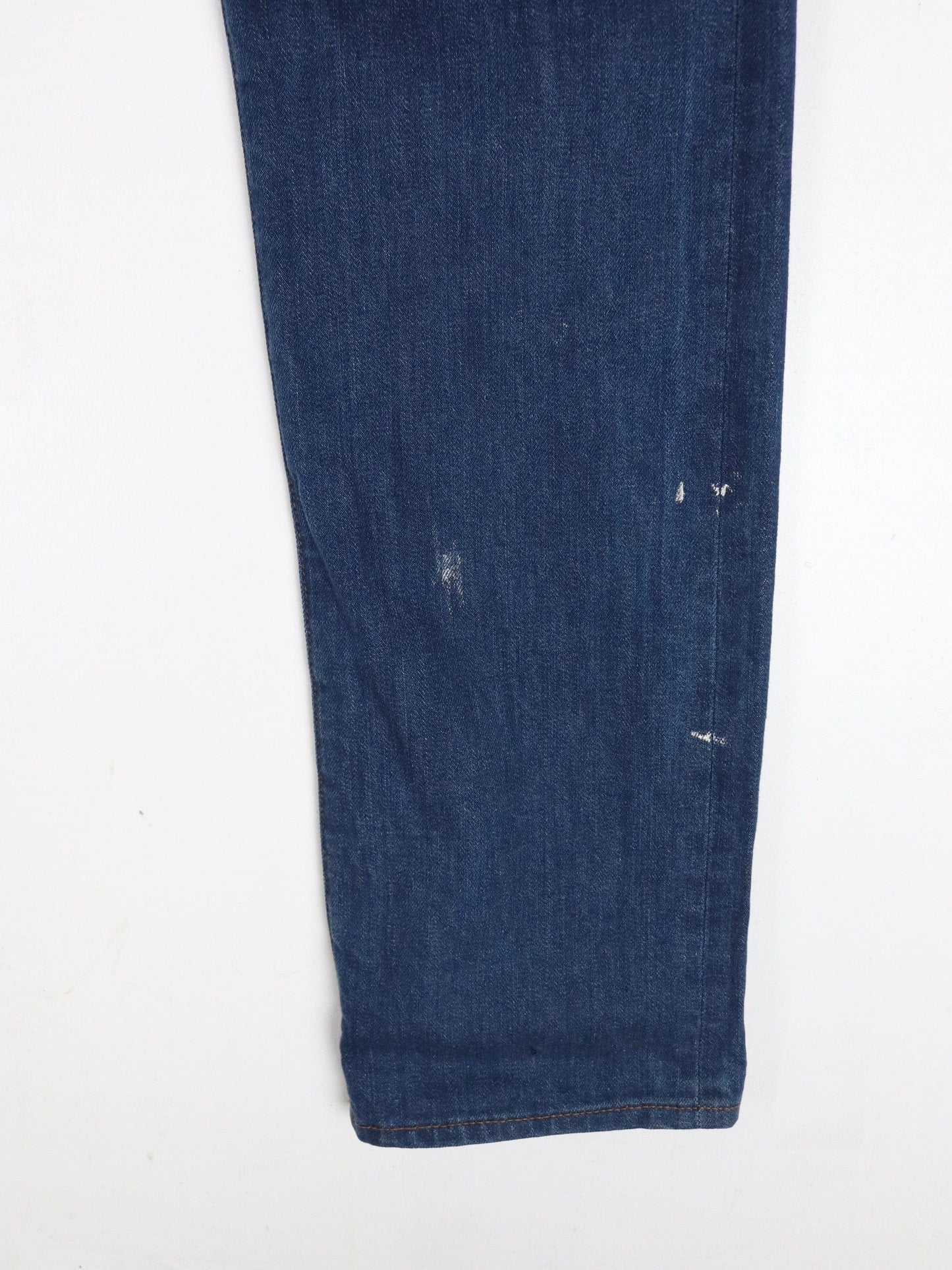 Selvedge Denim Jeans 33 x 32 Blue Skinny Fit