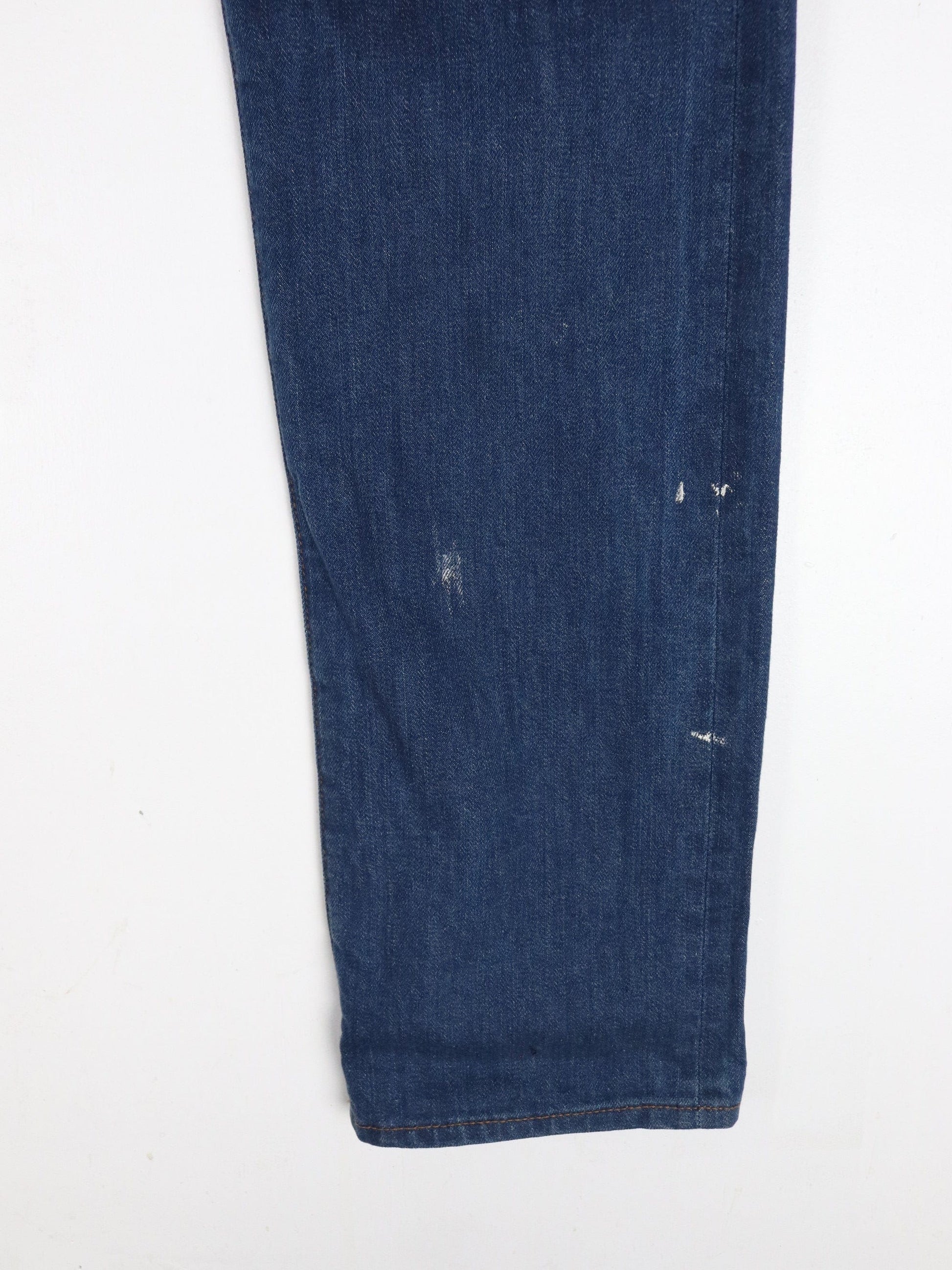 Selvedge Denim Jeans 33 x 32 Blue Skinny Fit