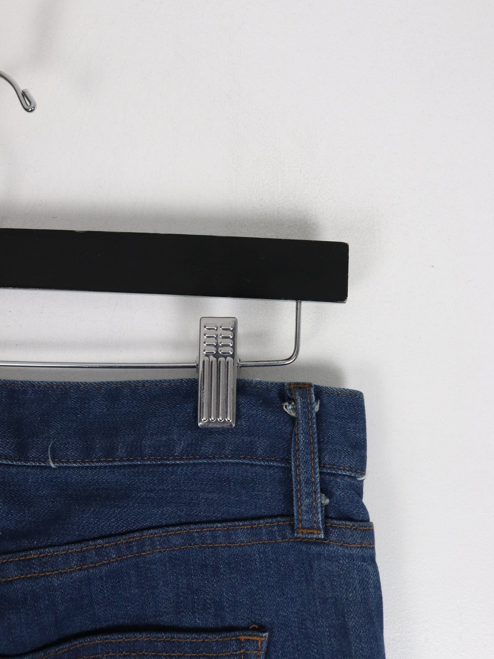 Selvedge Denim Jeans 33 x 32 Blue Skinny Fit