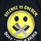 Silence Is Golden T Shirt Mens 2XL Black from propervintagecanada