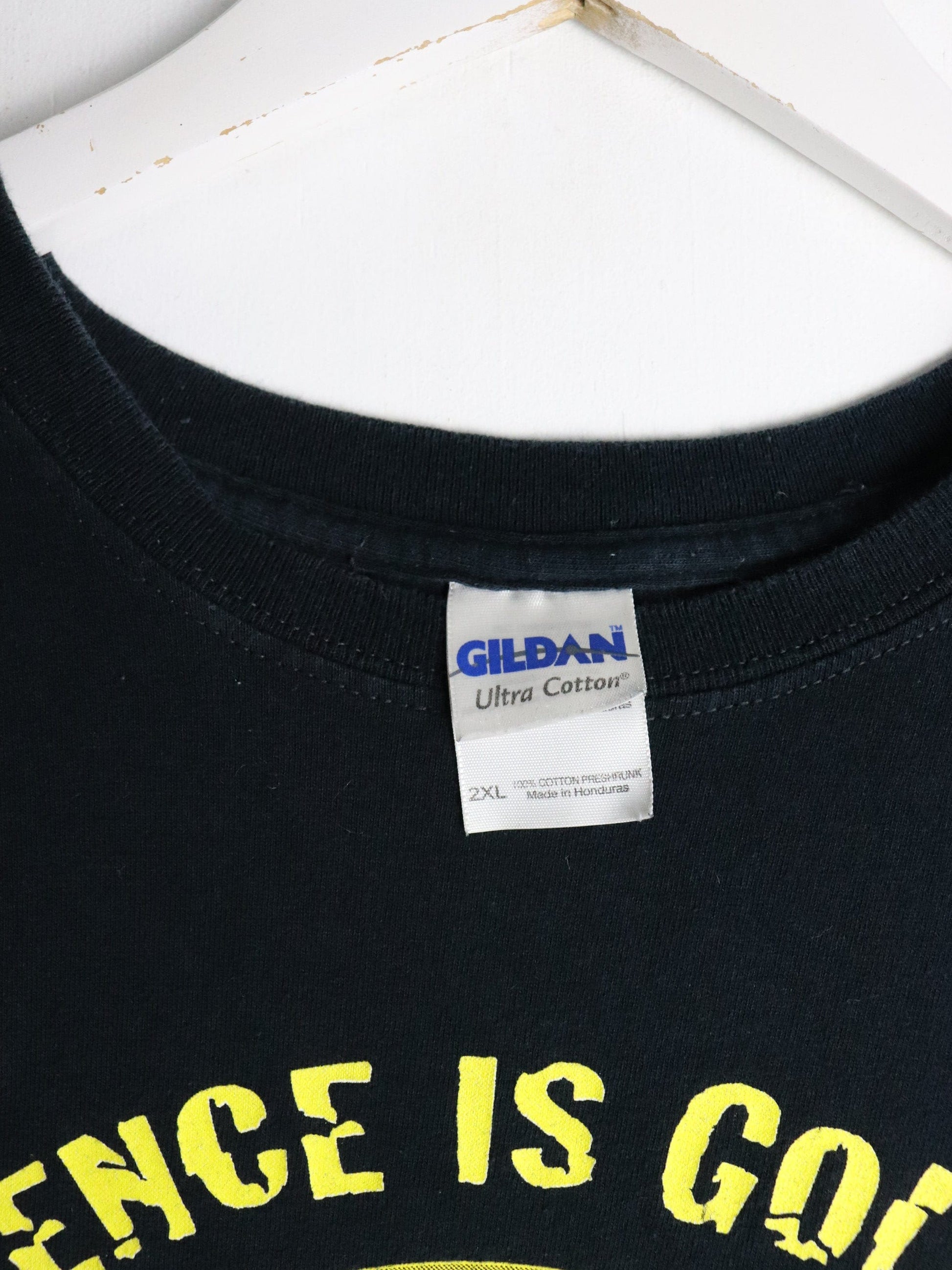 Silence Is Golden T Shirt Mens 2XL Black from propervintagecanada