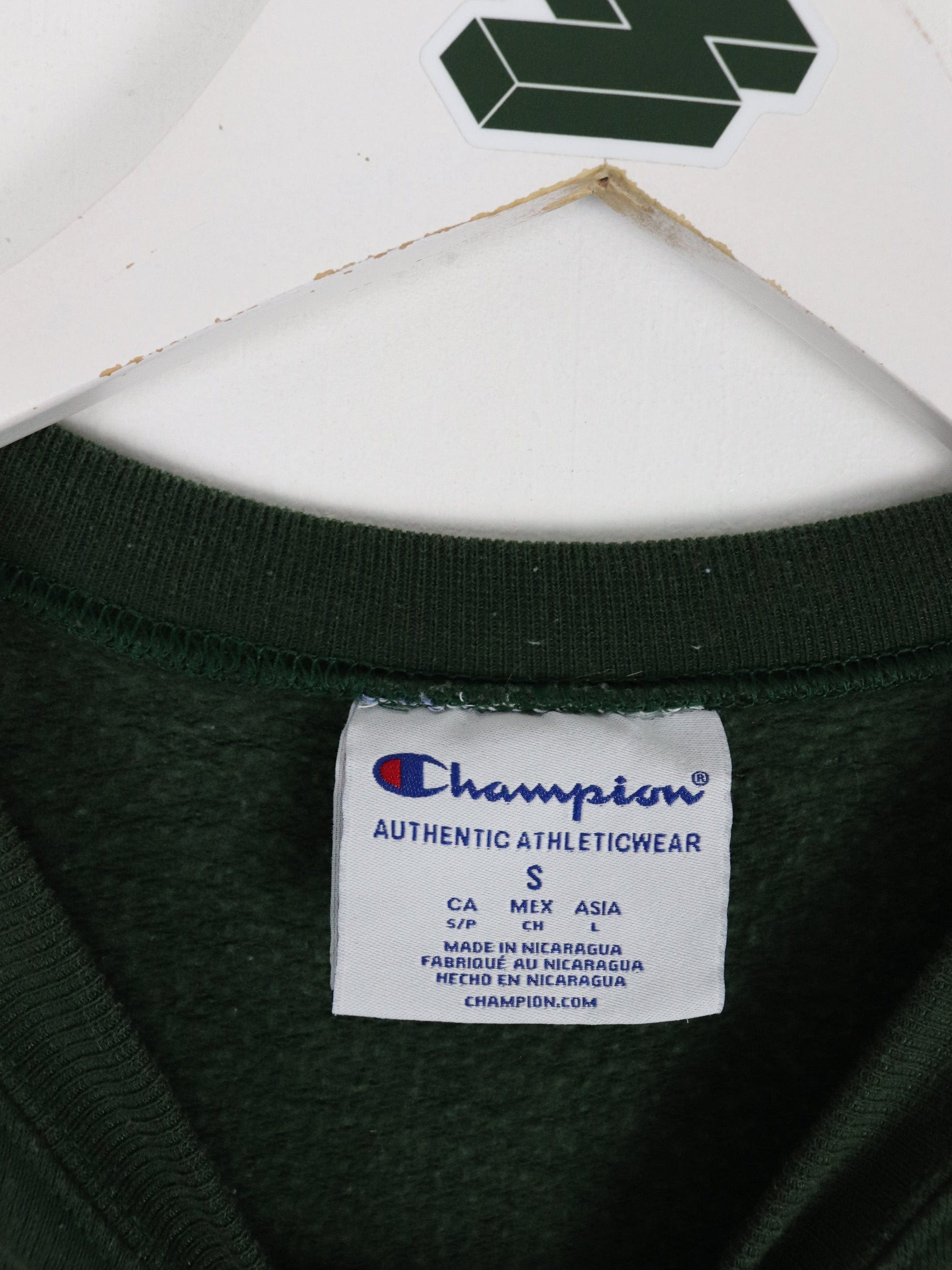Slippery Rock University Sweatshirt Mens Small Green Champion College from propervintagecanada
