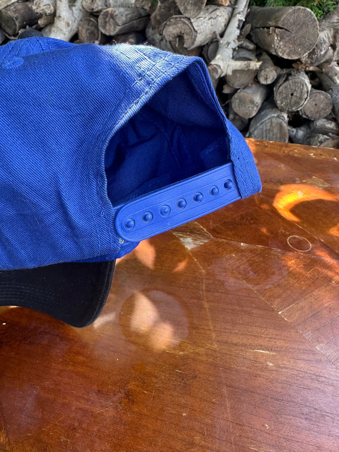 Snap On Racing Hat Adult Blue Snap Back from propervintagecanada