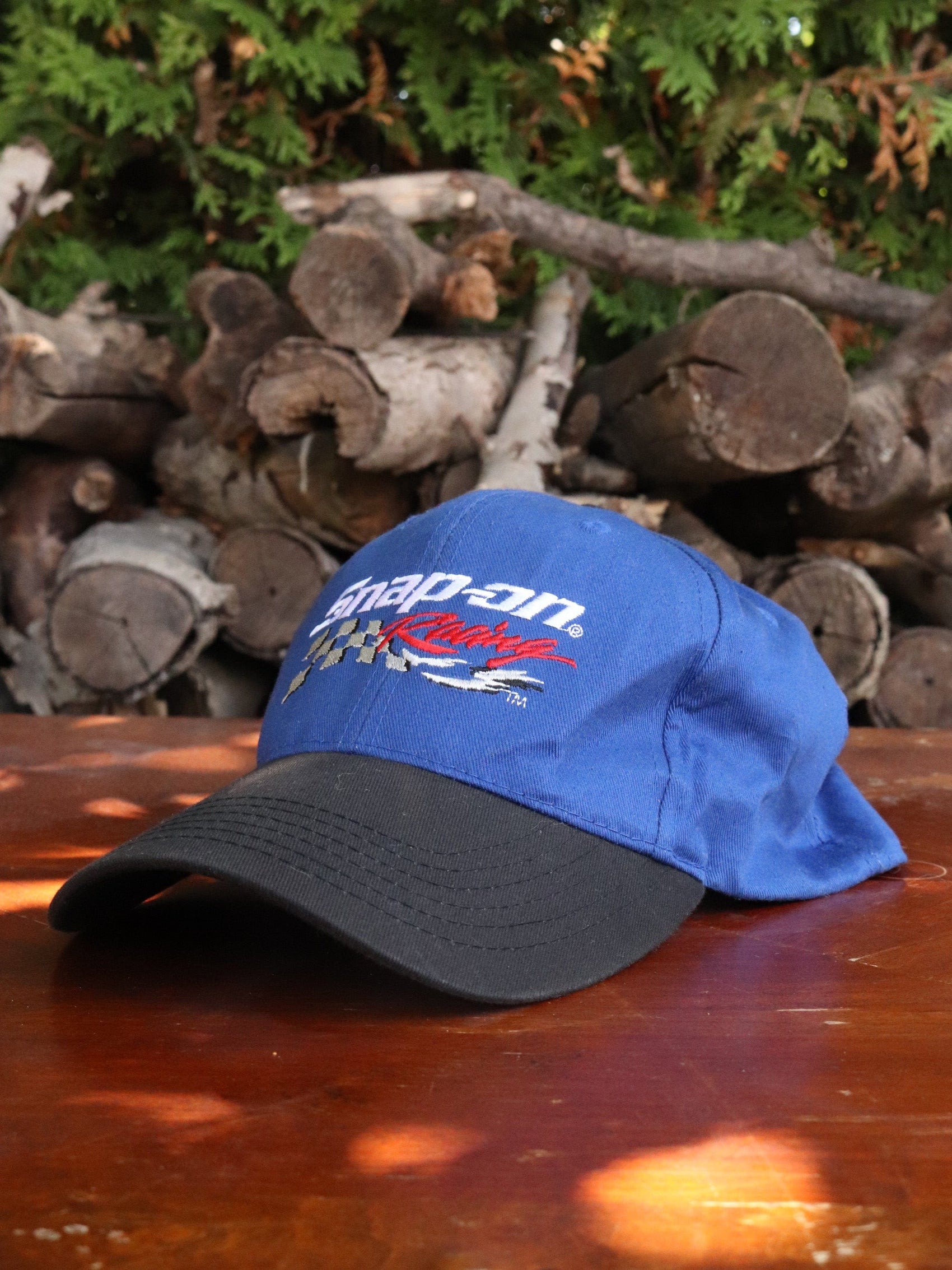 Snap On Racing Hat Adult Blue Snap Back