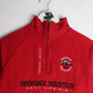 Snowshoe Mountain Sweatshirt Mens Small Red Quarter Zip from propervintagecanada