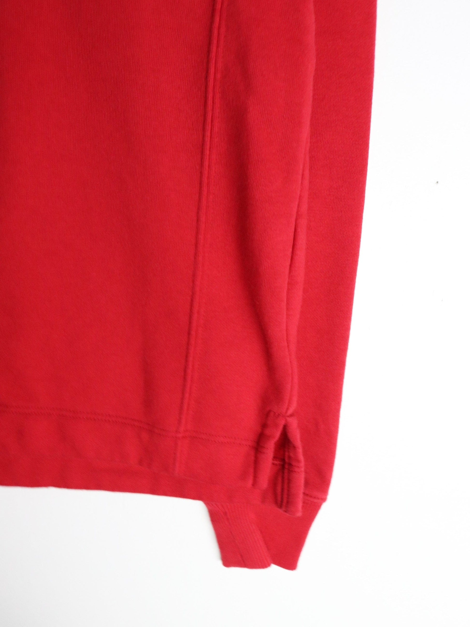 Snowshoe Mountain Sweatshirt Mens Small Red Quarter Zip from propervintagecanada