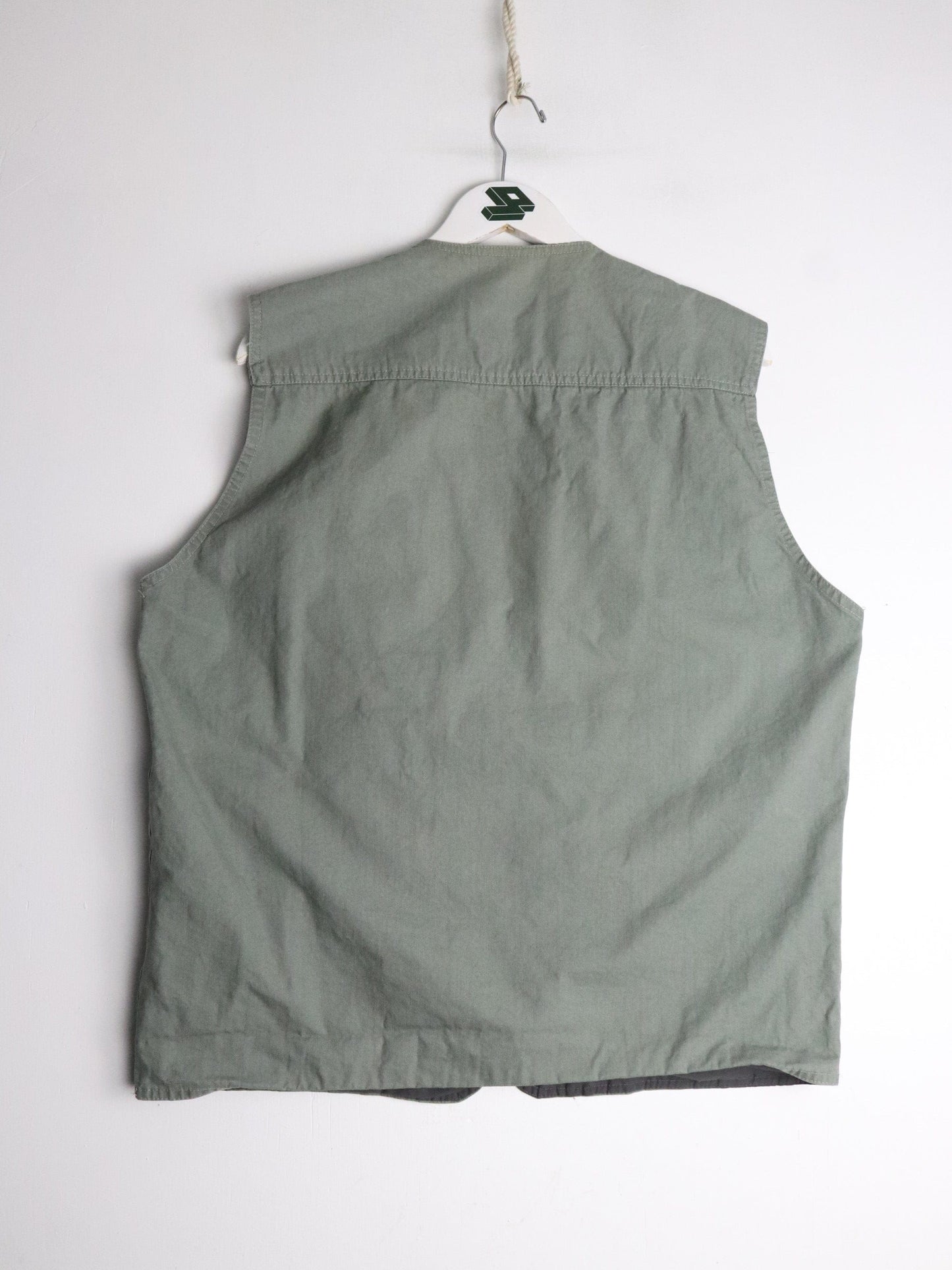 Sport Vest Fits Mens Large Green Fishing Outdoors from propervintagecanada